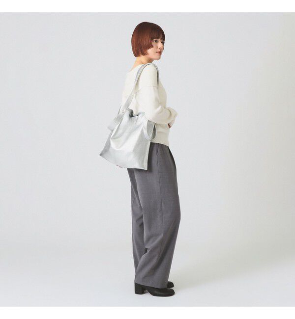 Ray BEAMS 「1タック ストレート パンツ | 新生活・通勤・通学・オフィスカジュアル・オンオフ兼用・好印象コーデ」|スラックス|