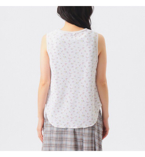 BEAMSBOY「フラワー サーマル ノースリーブ」|Tシャツ・カットソー|
