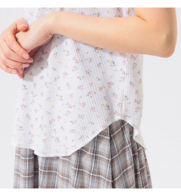 BEAMSBOY「フラワー サーマル ノースリーブ」|Tシャツ・カットソー|