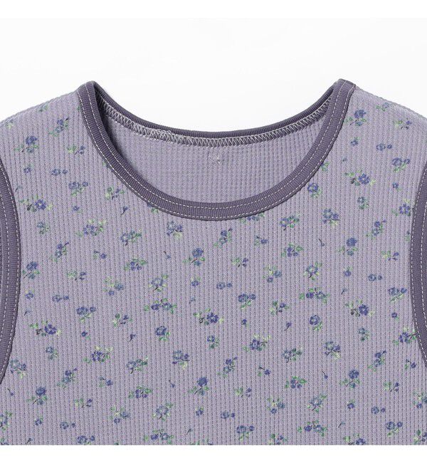 BEAMSBOY「フラワー サーマル ノースリーブ」|Tシャツ・カットソー|