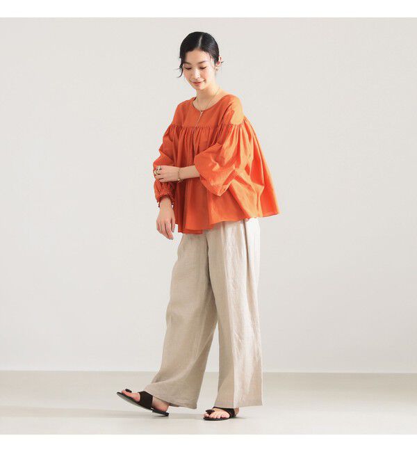 Demi-Luxe BEAMS 「コットンシルク 2WAY ブラウス」|シャツ・ブラウス|