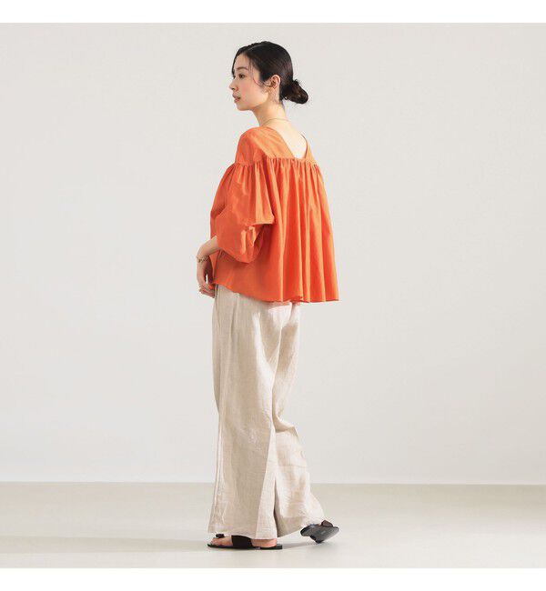 Demi-Luxe BEAMS 「コットンシルク 2WAY ブラウス」|シャツ・ブラウス|