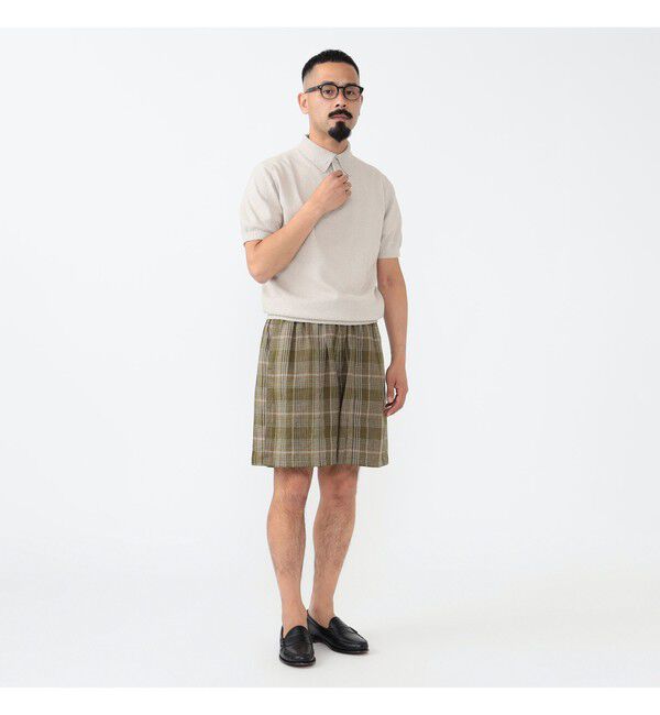 BEAMS PLUS「Knit Polo Boucle」|ポロシャツ|