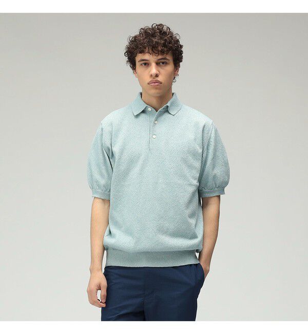 BEAMS PLUS「Knit Polo Boucle」|ポロシャツ|