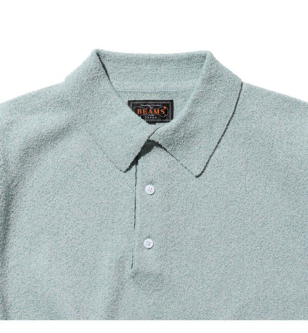 BEAMS PLUS「Knit Polo Boucle」|ポロシャツ|