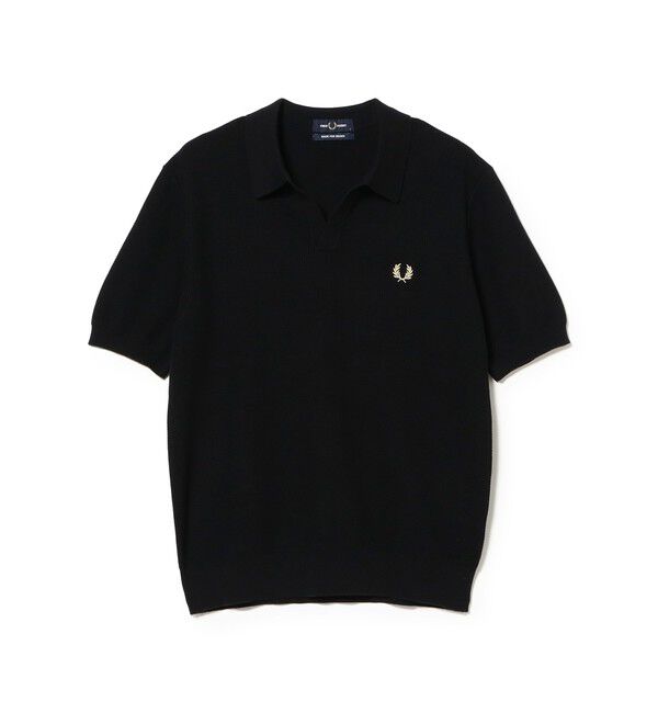 BEAMS「BEAMS｜【別注】FRED PERRY / Skipper Knit Polo Shirt｜ポロシャツ｜コットン100%｜スキッパー型 」|ポロシャツ|