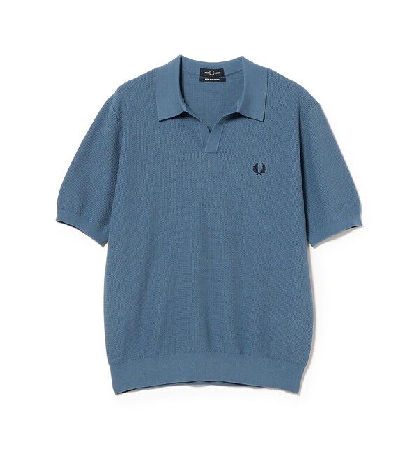 BEAMS「BEAMS｜【別注】FRED PERRY / Skipper Knit Polo Shirt｜ポロシャツ｜コットン100%｜スキッパー型 」|ポロシャツ|