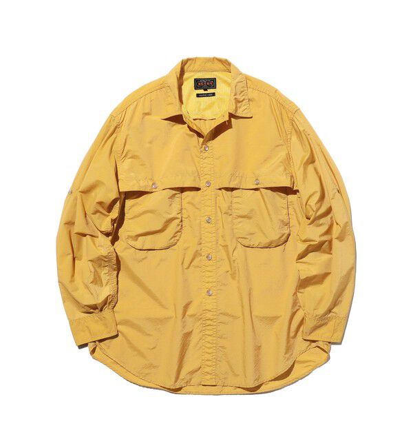 BEAMS PLUS「Adventure Shirt Ⅳ NYCO Rip stop Pigment Dye」|シャツ・ブラウス|