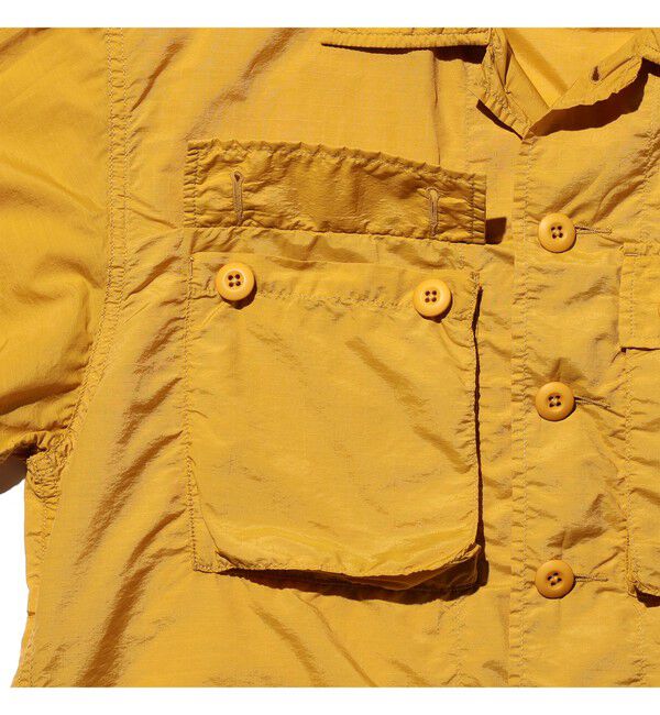 BEAMS PLUS「MIL SHT-JAC NYCO Rip stop Pigment Dye」|ブルゾン・スタジャン|