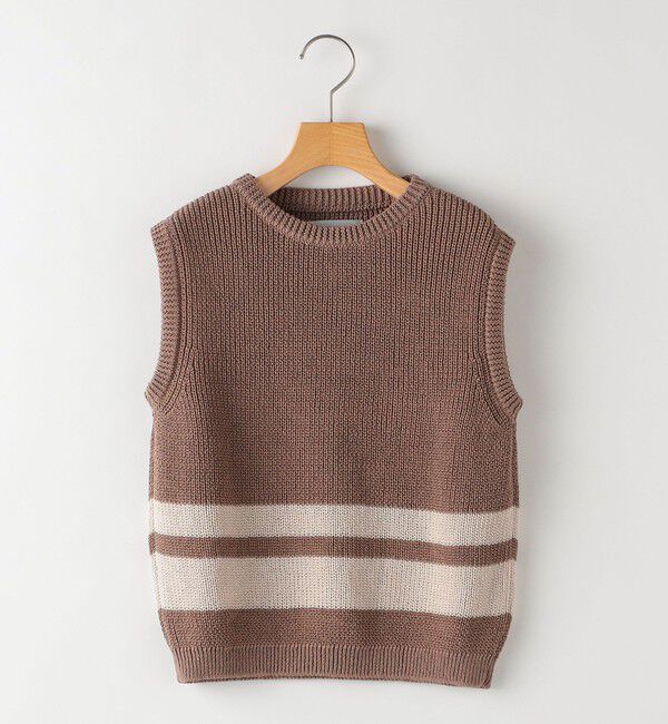 SHIPS KIDS「【SHIPS KIDS別注】ARCH&LINE:110～145cm / ギマ コットン ベスト」|ベスト・ジレ|