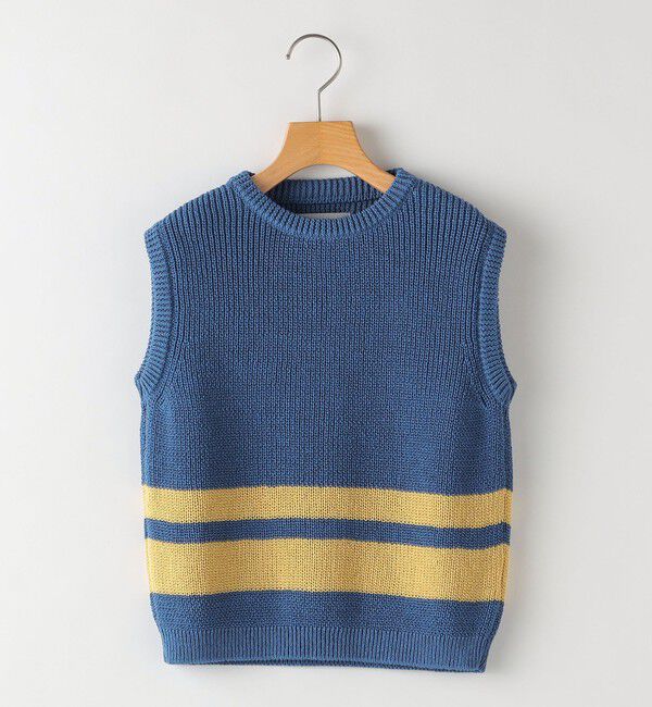 SHIPS KIDS「【SHIPS KIDS別注】ARCH&LINE:110～145cm / ギマ コットン ベスト」|ベスト・ジレ|