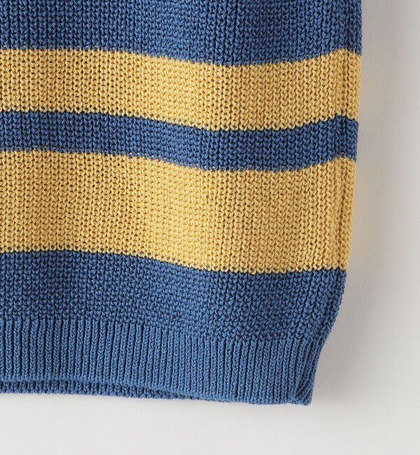 SHIPS KIDS「【SHIPS KIDS別注】ARCH&LINE:110～145cm / ギマ コットン ベスト」|ベスト・ジレ|