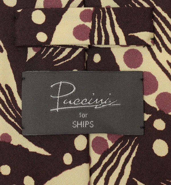 SHIPS「Puccini: シルク レトロ プリント ネクタイ」|ネクタイ・蝶ネクタイ|