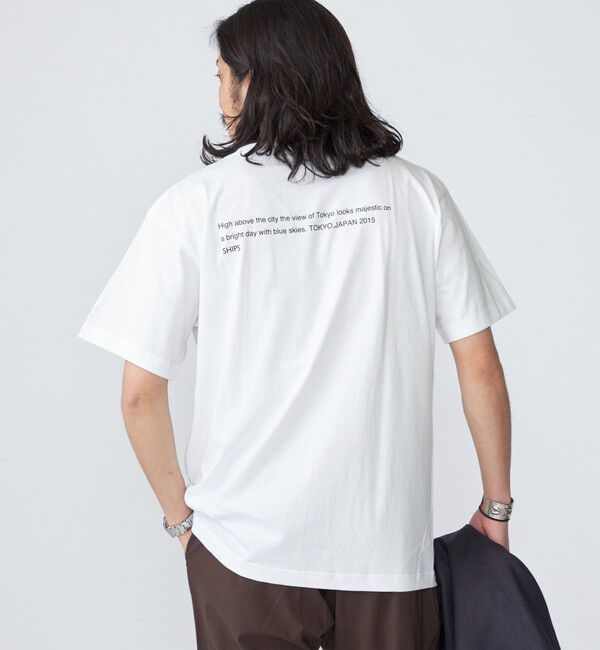 SHIPS「SHIPS: Sheila Rock HOTEL フォト プリント Tシャツ」|Tシャツ・カットソー|