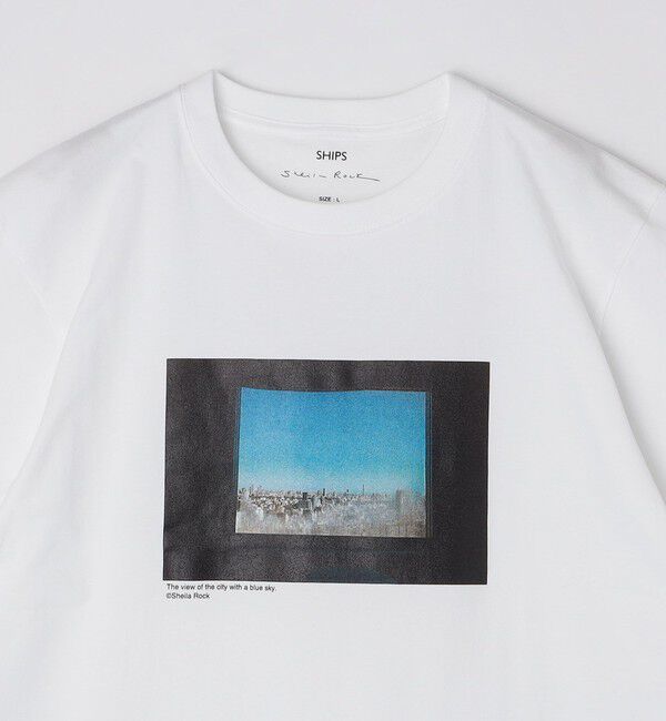 SHIPS「SHIPS: Sheila Rock HOTEL フォト プリント Tシャツ」|Tシャツ・カットソー|