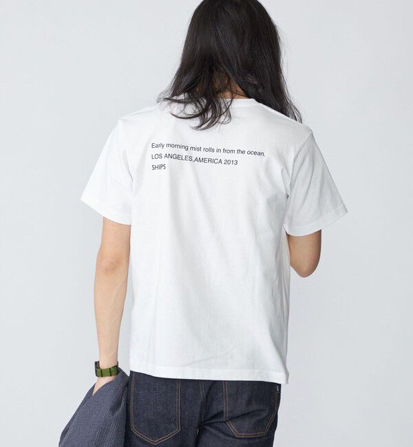 SHIPS「SHIPS: Sheila Rock HOTEL フォト プリント Tシャツ」|Tシャツ・カットソー|