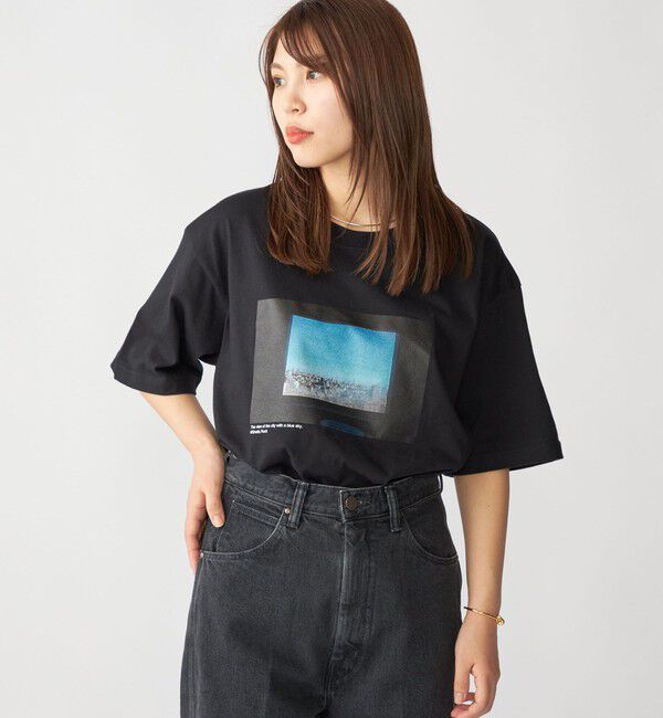 SHIPS「SHIPS: Sheila Rock HOTEL フォト プリント Tシャツ」|Tシャツ・カットソー|