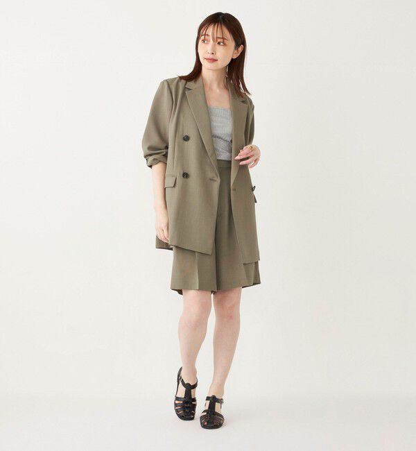 SHIPS Colors 「SHIPS Colors:〈手洗い可能〉クリスピー タック ショーツ(セットアップ対応可能)」|その他|