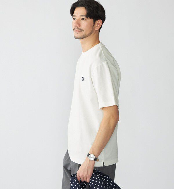 SHIPS「【SHIPS別注】FRED PERRY:COOLMAX(R) 鹿の子 ワンポイント ロゴ Tシャツ 25SS」|Tシャツ・カットソー|