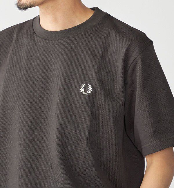 SHIPS「【SHIPS別注】FRED PERRY:COOLMAX(R) 鹿の子 ワンポイント ロゴ Tシャツ 25SS」|Tシャツ・カットソー|