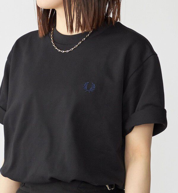 SHIPS「【SHIPS別注】FRED PERRY:COOLMAX(R) 鹿の子 ワンポイント ロゴ Tシャツ 25SS」|Tシャツ・カットソー|