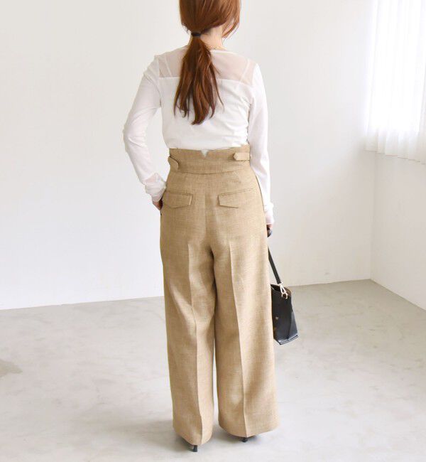 quaranciel「quaranciel:〈手洗い可能〉チュール レイヤード カットソー」|Tシャツ・カットソー|
