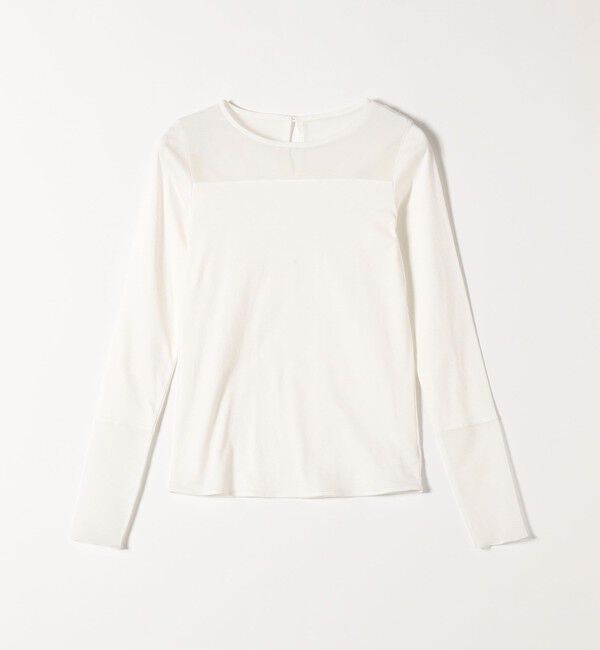 quaranciel「quaranciel:〈手洗い可能〉チュール レイヤード カットソー」|Tシャツ・カットソー|