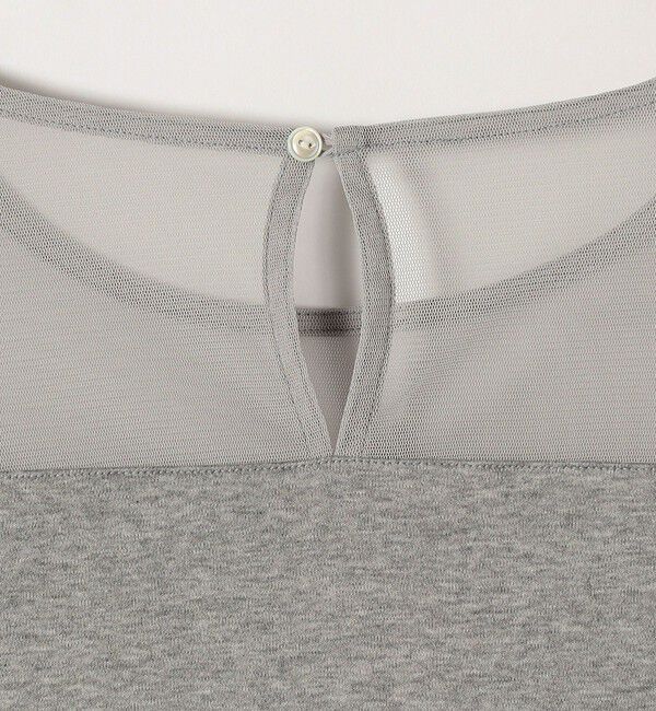 quaranciel「quaranciel:〈手洗い可能〉チュール レイヤード カットソー」|Tシャツ・カットソー|