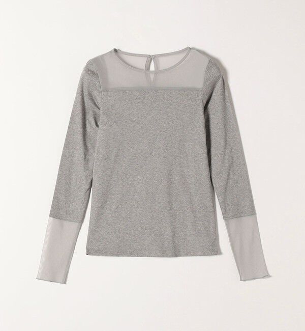 quaranciel「quaranciel:〈手洗い可能〉チュール レイヤード カットソー」|Tシャツ・カットソー|