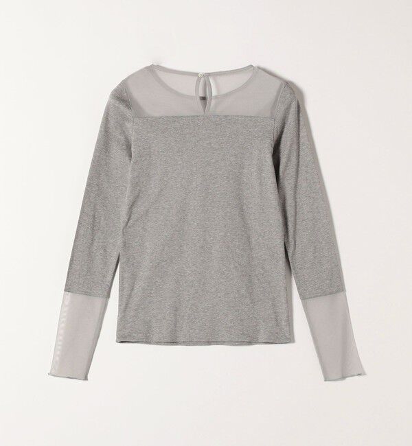 quaranciel「quaranciel:〈手洗い可能〉チュール レイヤード カットソー」|Tシャツ・カットソー|