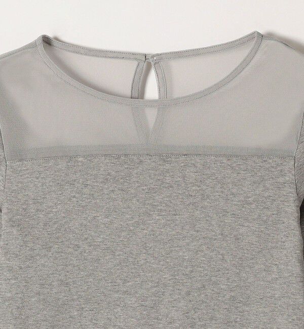quaranciel「quaranciel:〈手洗い可能〉チュール レイヤード カットソー」|Tシャツ・カットソー|