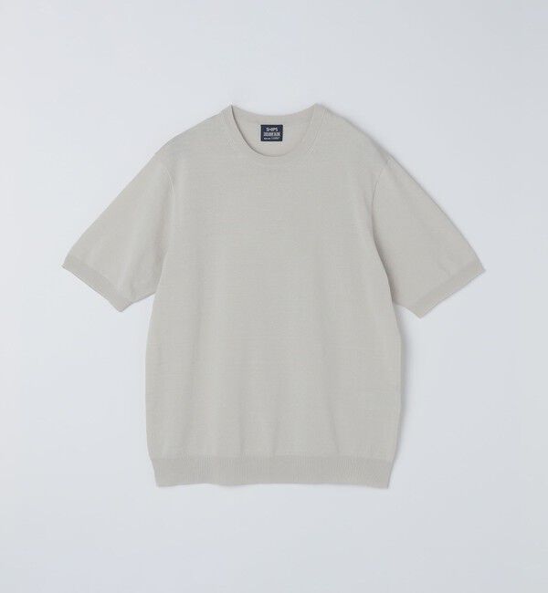 SHIPS「SHIPS: リネン&times;TEXBRID クルーネック ニット Tシャツ」|ニット・セーター|