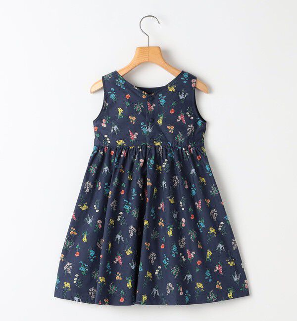 SHIPS KIDS「SHIPS KIDS:100～130cm / フラワー ノースリーブ ワンピース」|ワンピース|