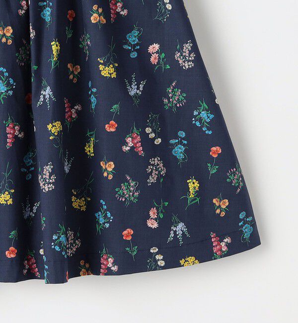 SHIPS KIDS「SHIPS KIDS:100～130cm / フラワー ノースリーブ ワンピース」|ワンピース|