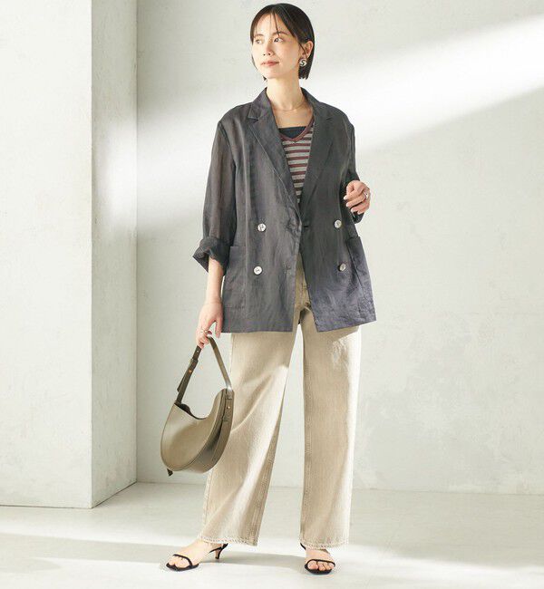 SHIPS for women「〈手洗い可能〉ラミー 4 ジャケット 26SS」|テーラードジャケット|