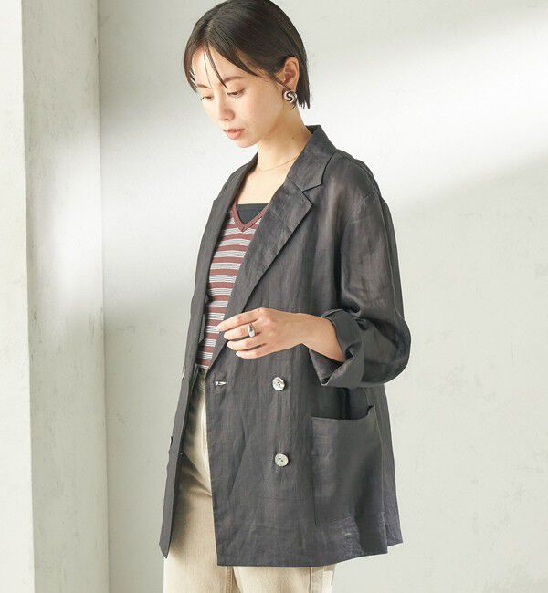 SHIPS for women「〈手洗い可能〉ラミー 4 ジャケット 26SS」|テーラードジャケット|