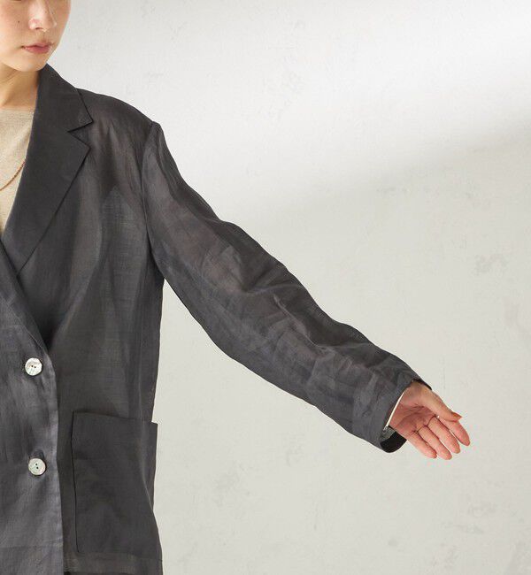 SHIPS for women「〈手洗い可能〉ラミー 4 ジャケット 26SS」|テーラードジャケット|