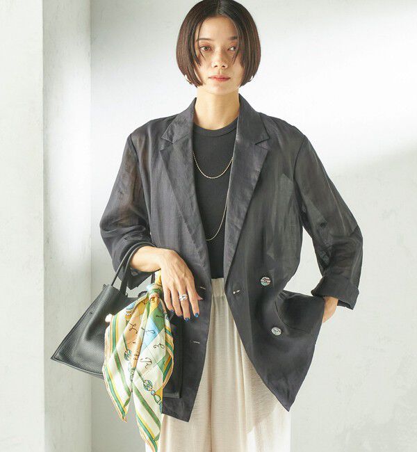 SHIPS for women「〈手洗い可能〉ラミー 4 ジャケット 26SS」|テーラードジャケット|