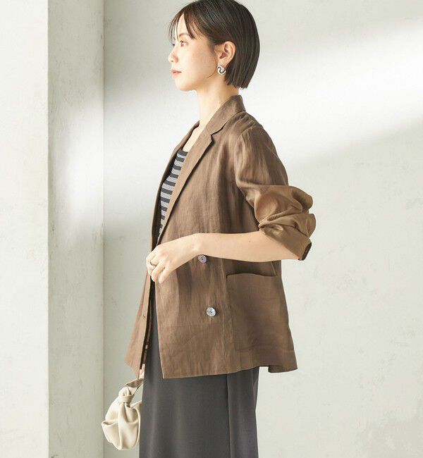SHIPS for women「〈手洗い可能〉ラミー 4 ジャケット 26SS」|テーラードジャケット|