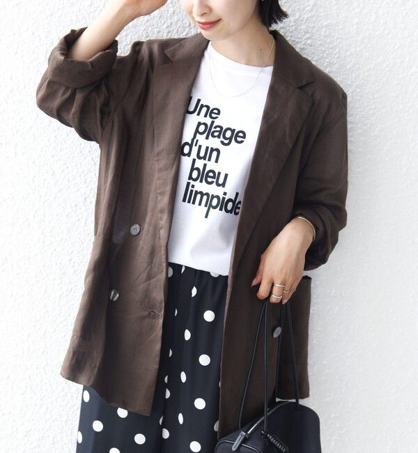 SHIPS for women「〈手洗い可能〉ラミー 4 ジャケット 26SS」|テーラードジャケット|