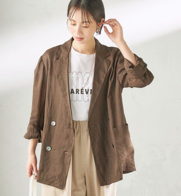 SHIPS for women「〈手洗い可能〉ラミー 4 ジャケット 26SS」|テーラードジャケット|