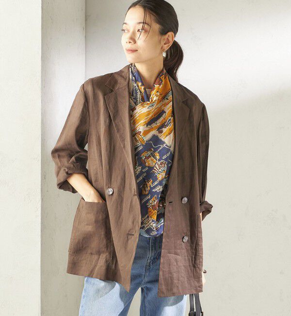 SHIPS for women「〈手洗い可能〉ラミー 4 ジャケット 26SS」|テーラードジャケット|