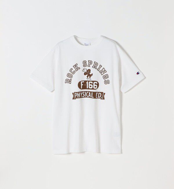 SHIPS any「Champion:〈洗濯機可能〉グラフィック ロゴ ショート スリーブ TEE」|Tシャツ・カットソー|