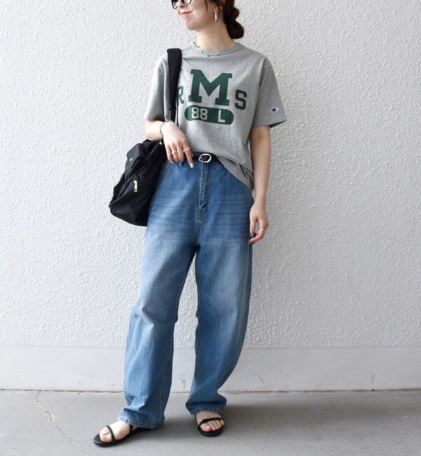 SHIPS any「Champion:〈洗濯機可能〉グラフィック ロゴ ショート スリーブ TEE」|Tシャツ・カットソー|