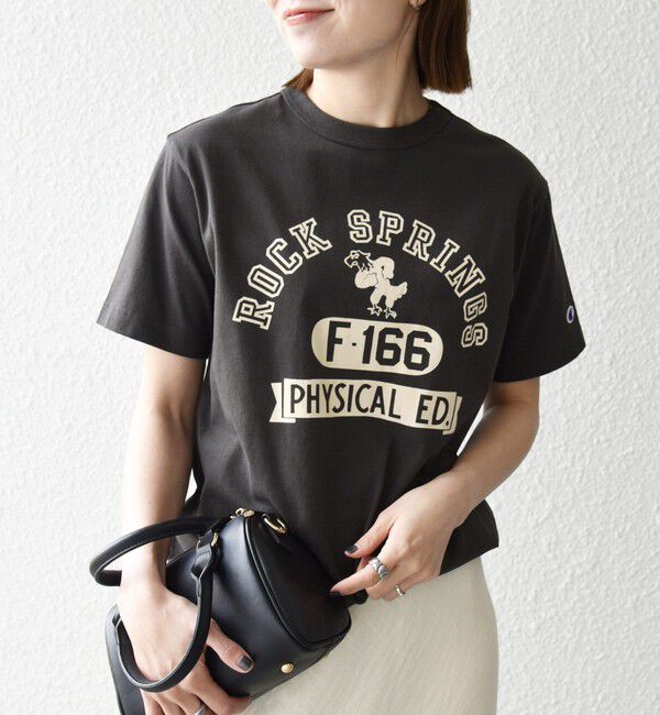 SHIPS any「Champion:〈洗濯機可能〉グラフィック ロゴ ショート スリーブ TEE」|Tシャツ・カットソー|