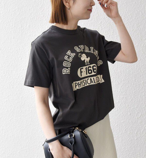 SHIPS any「Champion:〈洗濯機可能〉グラフィック ロゴ ショート スリーブ TEE」|Tシャツ・カットソー|