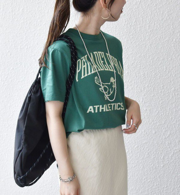 SHIPS any「Champion:〈洗濯機可能〉グラフィック ロゴ ショート スリーブ TEE」|Tシャツ・カットソー|