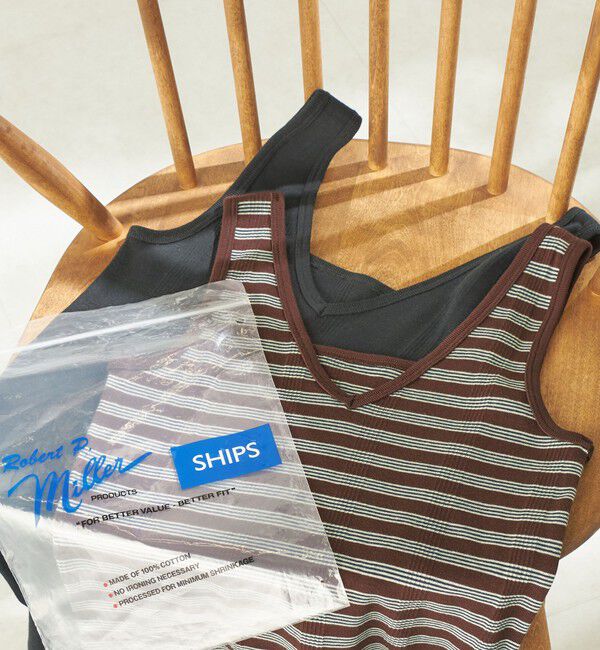 SHIPS for women「【SHIPS別注】miller: 2パック 2WAY タンクトップ」|タンクトップ|