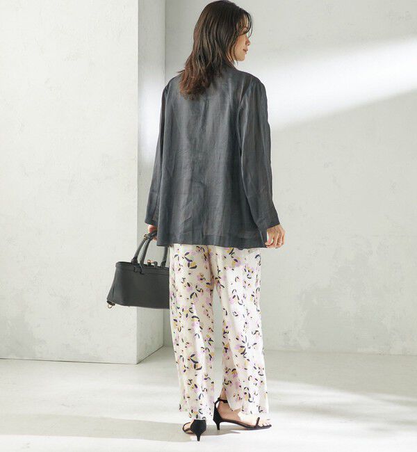 SHIPS for women「〈手洗い可能〉IPEKER プリント ワイド パンツ」|その他|
