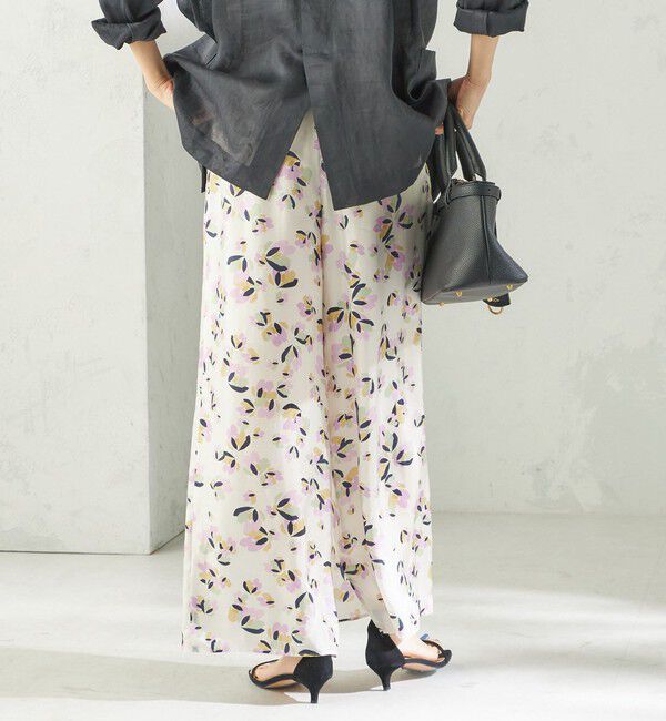 SHIPS for women「〈手洗い可能〉IPEKER プリント ワイド パンツ」|その他|